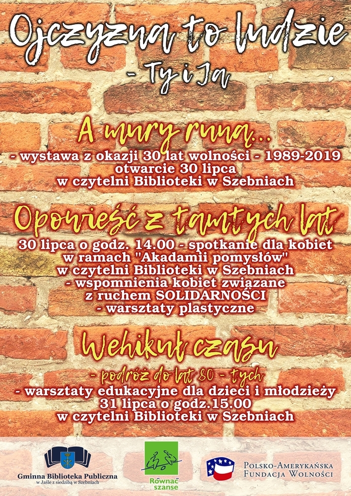 Ojczyzna to ludzie ty i ja
