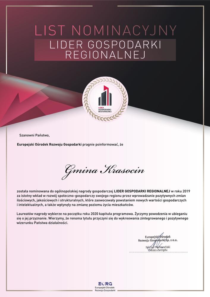 List nominacyjny krasocin 1
