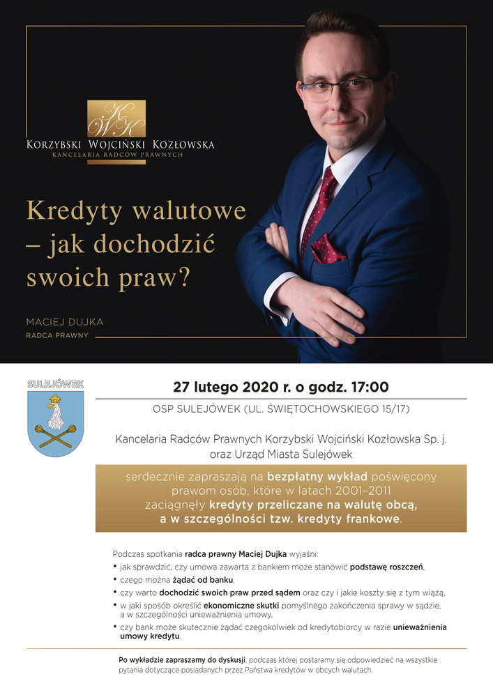 Kancelaria prawna k.w.k plakat sulejowek2