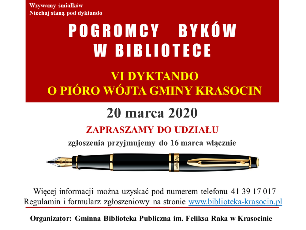 Vi dyktando plakat