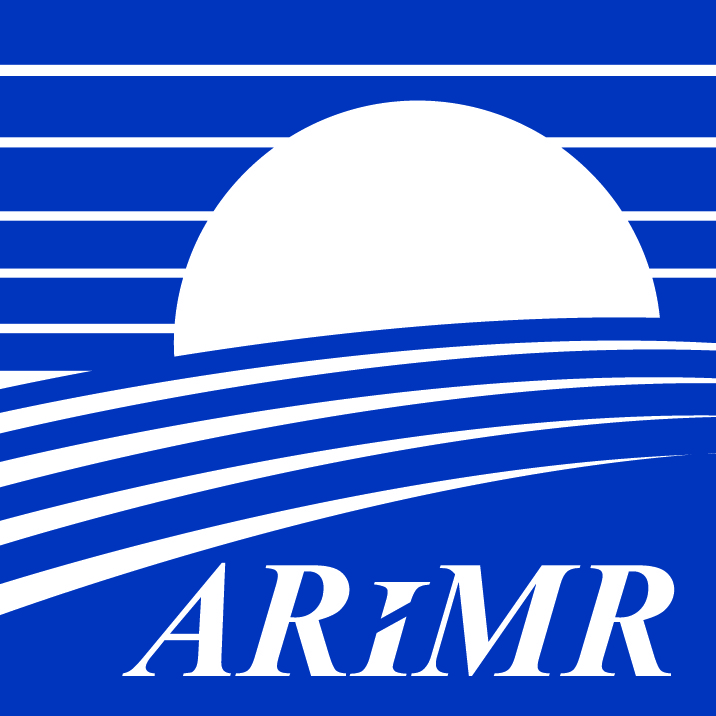 Logo arimr niebieskie znak
