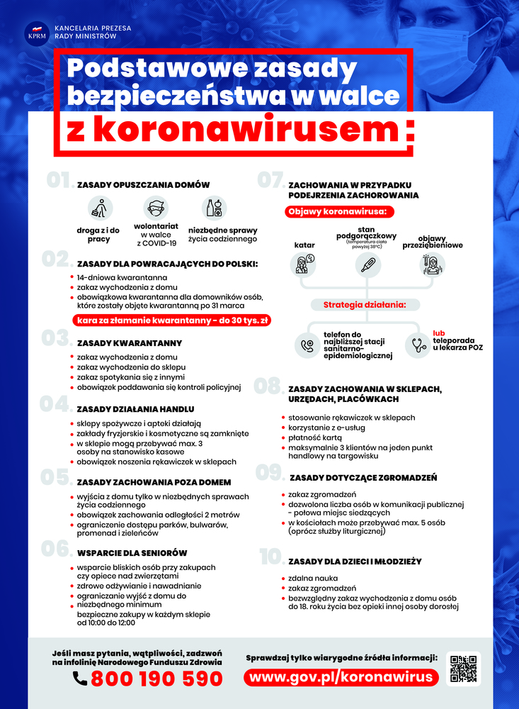 Plakat duzy z logo kprm