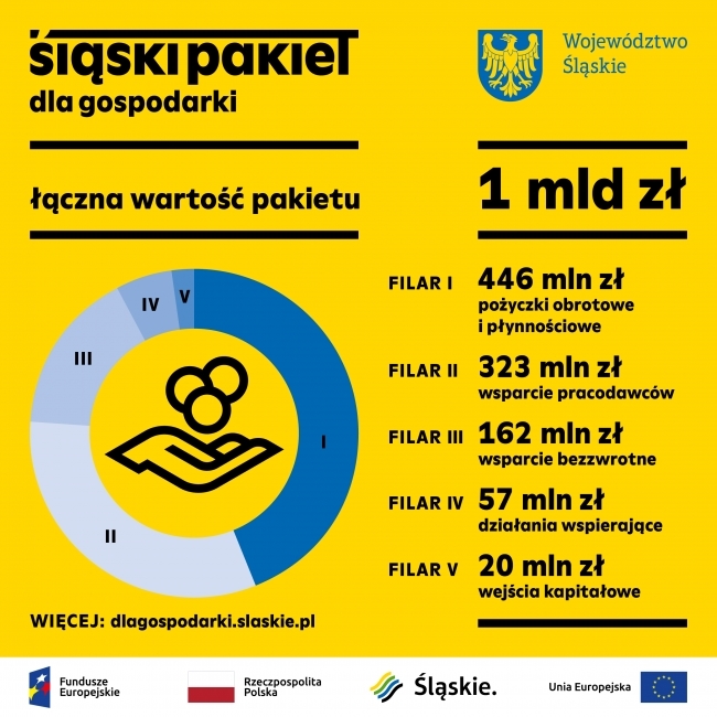 Grafika slaski pakiet dla gospodarki