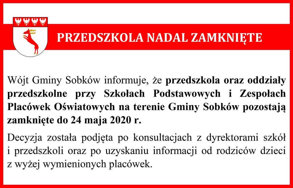 Przedszkola zamkni%c4%99te do 24 05