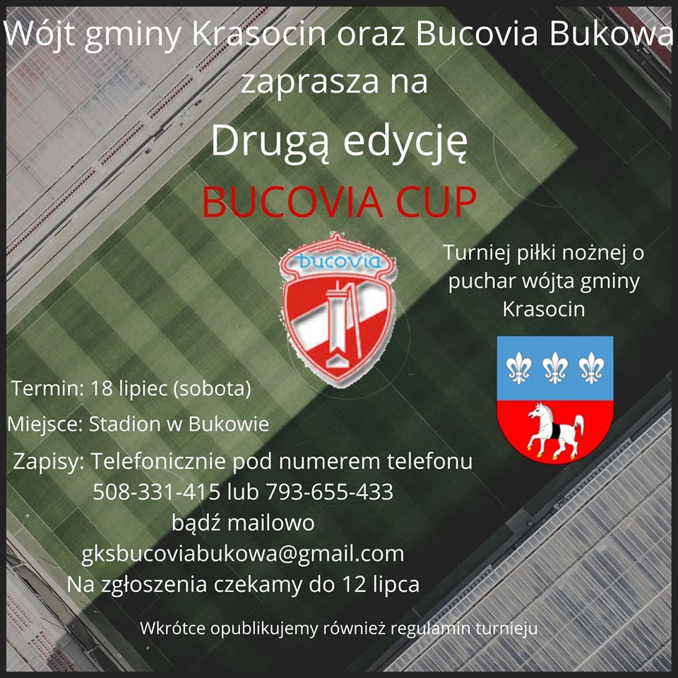 Plakat turniej bucovia cup 2020