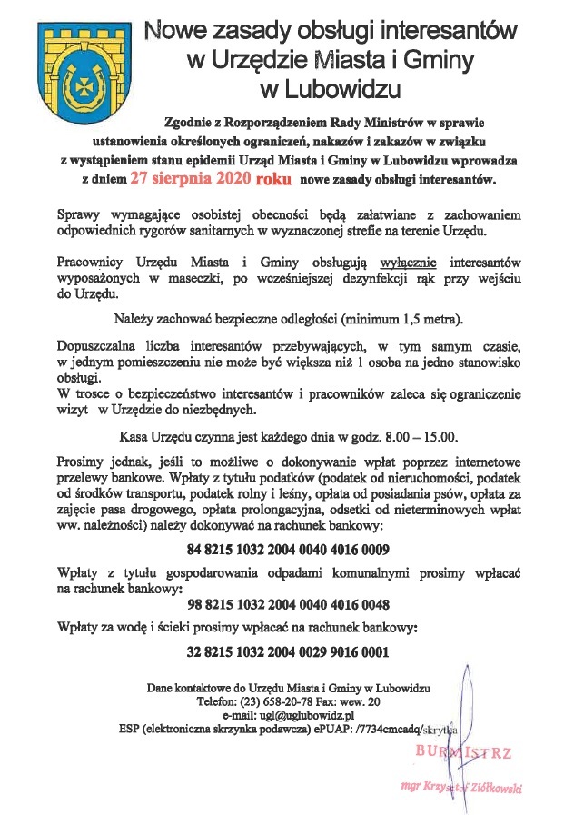 Nowe zasady