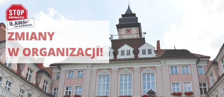 Uwaga! zmiany w organizacji! baner