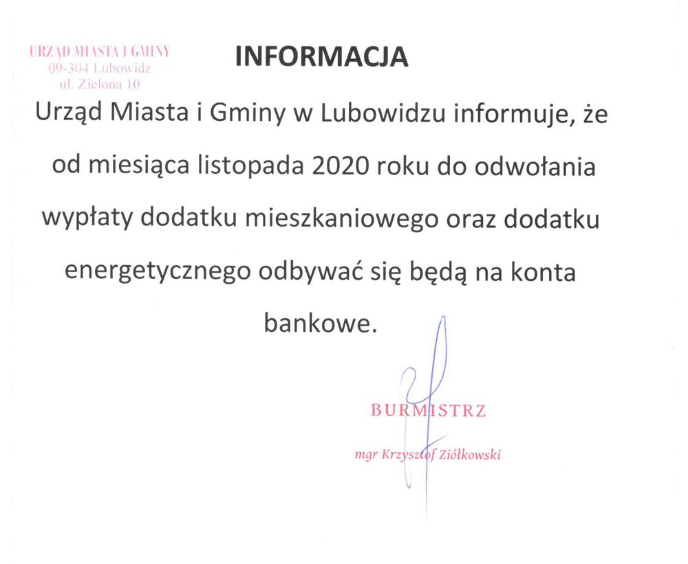 Informacja.
