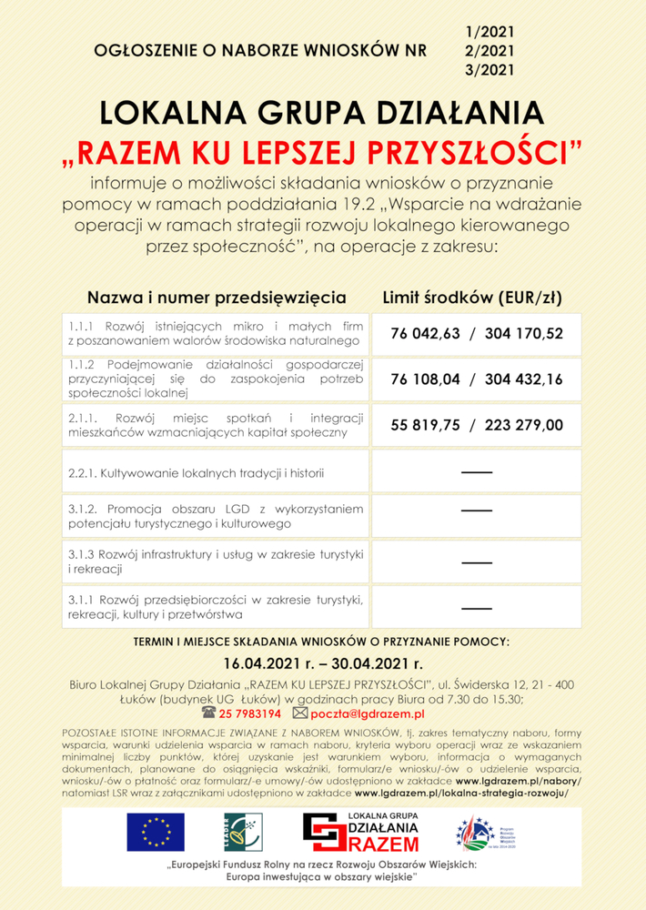 Plakat nabory 1 2 3 2021 www fb