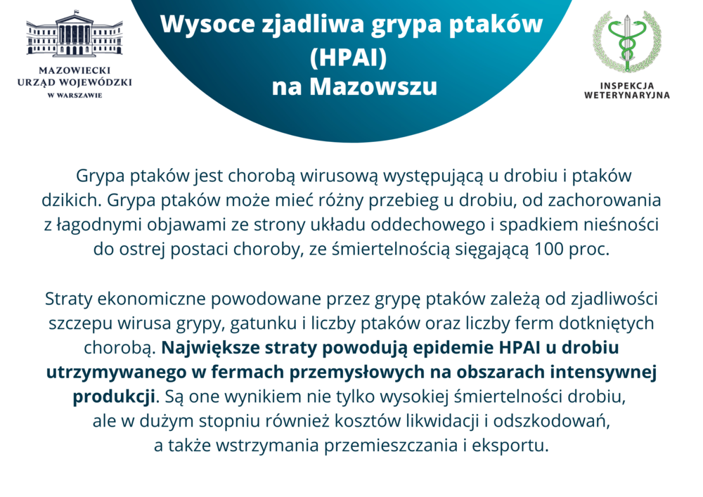 Ulotka informacyjna   wysoce zjadliwa grypa ptak%c3%b3w %28hpai%29 na mazowszu   cz%c4%99%c5%9b%c4%87 1. %282%29