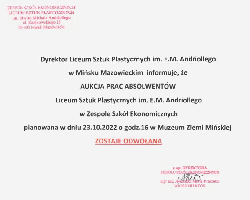 Odwo%c5%82anie aukcji